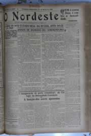 Página do jornal O Nordeste de março de 1930