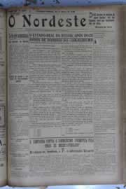 Página do jornal O Nordeste de março de 1930