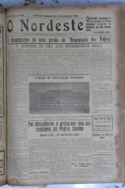 Página do jornal O Nordeste de março de 1930