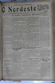 Página do jornal O Nordeste de abril de 1930