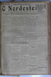Página do jornal O Nordeste de abril de 1930