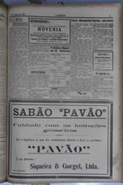 Página do jornal O Nordeste de abril de 1930