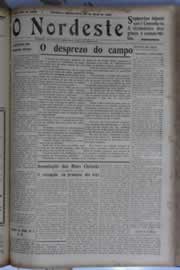 Página do jornal O Nordeste de abril de 1930