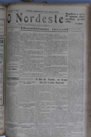 Página do jornal O Nordeste de maio de 1930