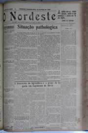 Página do jornal O Nordeste de maio de 1930