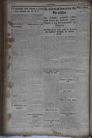 Página do jornal O Nordeste de maio de 1930