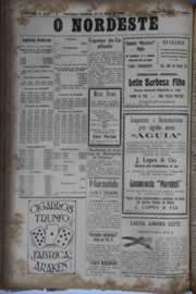 Página do jornal O Nordeste de maio de 1930