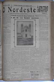 Página do jornal O Nordeste de junho de 1930