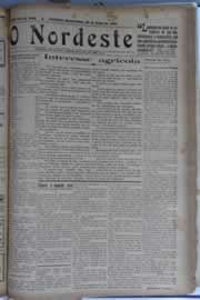 Página do jornal O Nordeste de junho de 1930