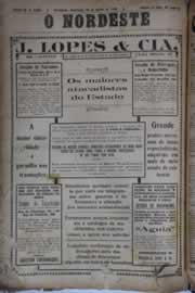 Página do jornal O Nordeste de junho de 1930
