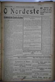 Página do jornal O Nordeste de julho de 1930