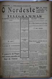 Página do jornal O Nordeste de julho de 1930
