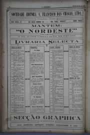 Página do jornal O Nordeste de julho de 1930