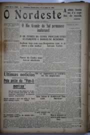 Página do jornal O Nordeste de julho de 1930