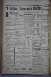 Página do jornal O Nordeste de julho de 1930