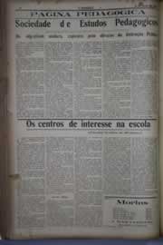 Página do jornal O Nordeste de julho de 1930