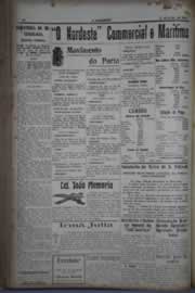 Página do jornal O Nordeste de julho de 1930