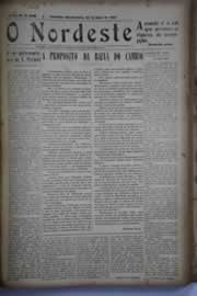 Página do jornal O Nordeste de julho de 1930