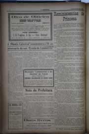 Página do jornal O Nordeste de agosto de 1930