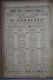 Página do jornal O Nordeste de agosto de 1930