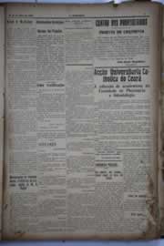 Página do jornal O Nordeste de agosto de 1930