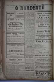Página do jornal O Nordeste de agosto de 1930