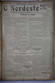 Página do jornal O Nordeste de agosto de 1930