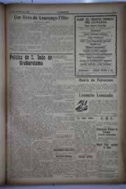 Página do jornal O Nordeste de agosto de 1930