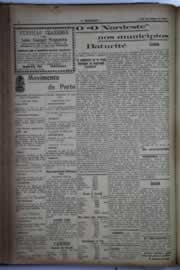 Página do jornal O Nordeste de setembro de 1930