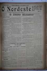 Página do jornal O Nordeste de setembro de 1930