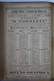 Página do jornal O Nordeste de setembro de 1930