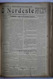Página do jornal O Nordeste de setembro de 1930