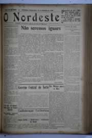 Página do jornal O Nordeste de outubro de 1930