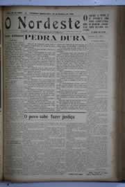 Página do jornal O Nordeste de outubro de 1930