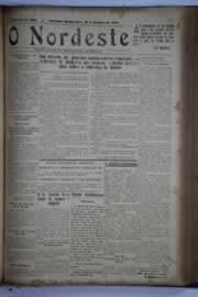 Página do jornal O Nordeste de outubro de 1930