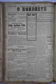 Página do jornal O Nordeste de outubro de 1930