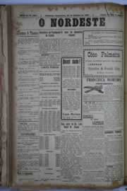Página do jornal O Nordeste de outubro de 1930