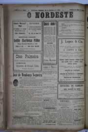 Página do jornal O Nordeste de outubro de 1930