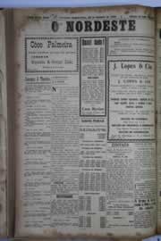 Página do jornal O Nordeste de outubro de 1930