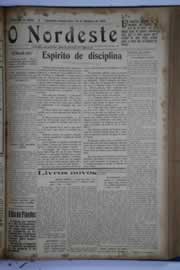 Página do jornal O Nordeste de outubro de 1930