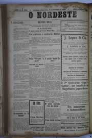 Página do jornal O Nordeste de novembro de 1930