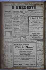 Página do jornal O Nordeste de dezembro de 1930