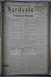 Página do jornal O Nordeste de dezembro de 1930