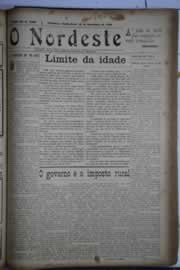 Página do jornal O Nordeste de dezembro de 1930