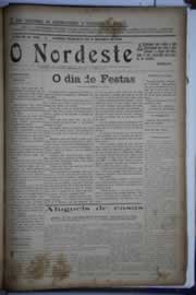 Página do jornal O Nordeste de dezembro de 1930