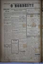 Página do jornal O Nordeste de dezembro de 1930