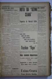 Página do jornal O Nordeste de janeiro de 1931