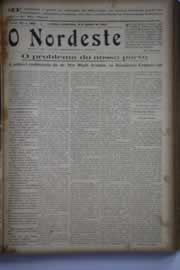 Página do jornal O Nordeste de janeiro de 1931