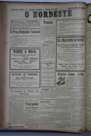 Página do jornal O Nordeste de janeiro de 1931