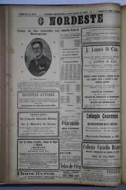 Página do jornal O Nordeste de janeiro de 1931